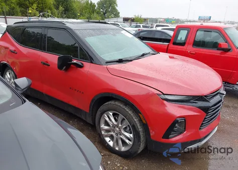 2021 Chevrolet Blazer Fwd 3Lt из США, поврежденный, VIN 3GNKBDR49MS564834